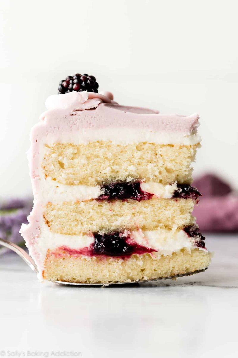 Blackberry Lavender Cheesecake Bars