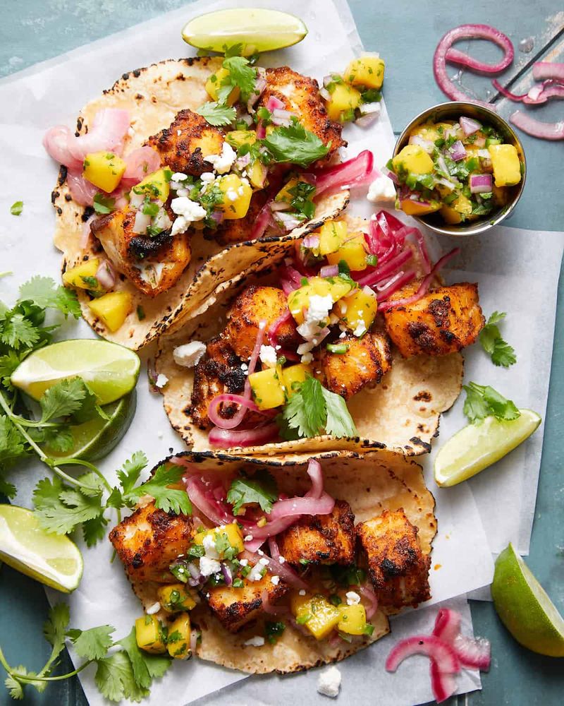 Coconut Crusted Fish Tacos