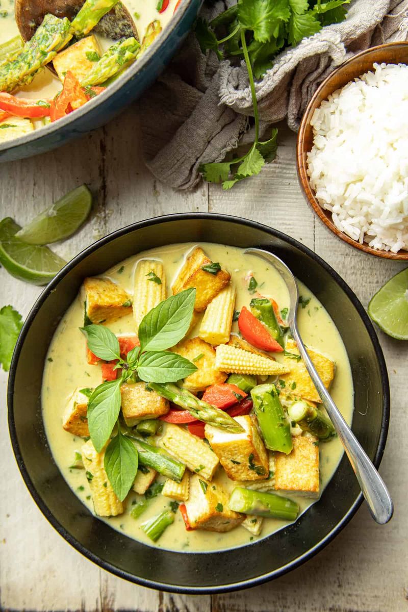Coconut Green Curry Vegetables