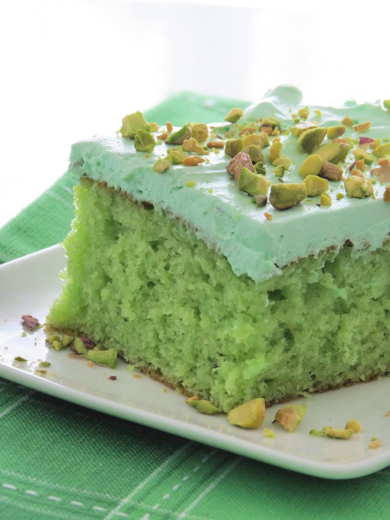 Pistachio Pudding Cake