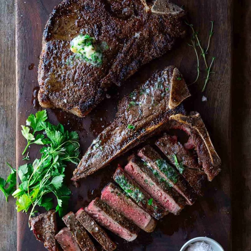 Herb-Crusted T-Bone