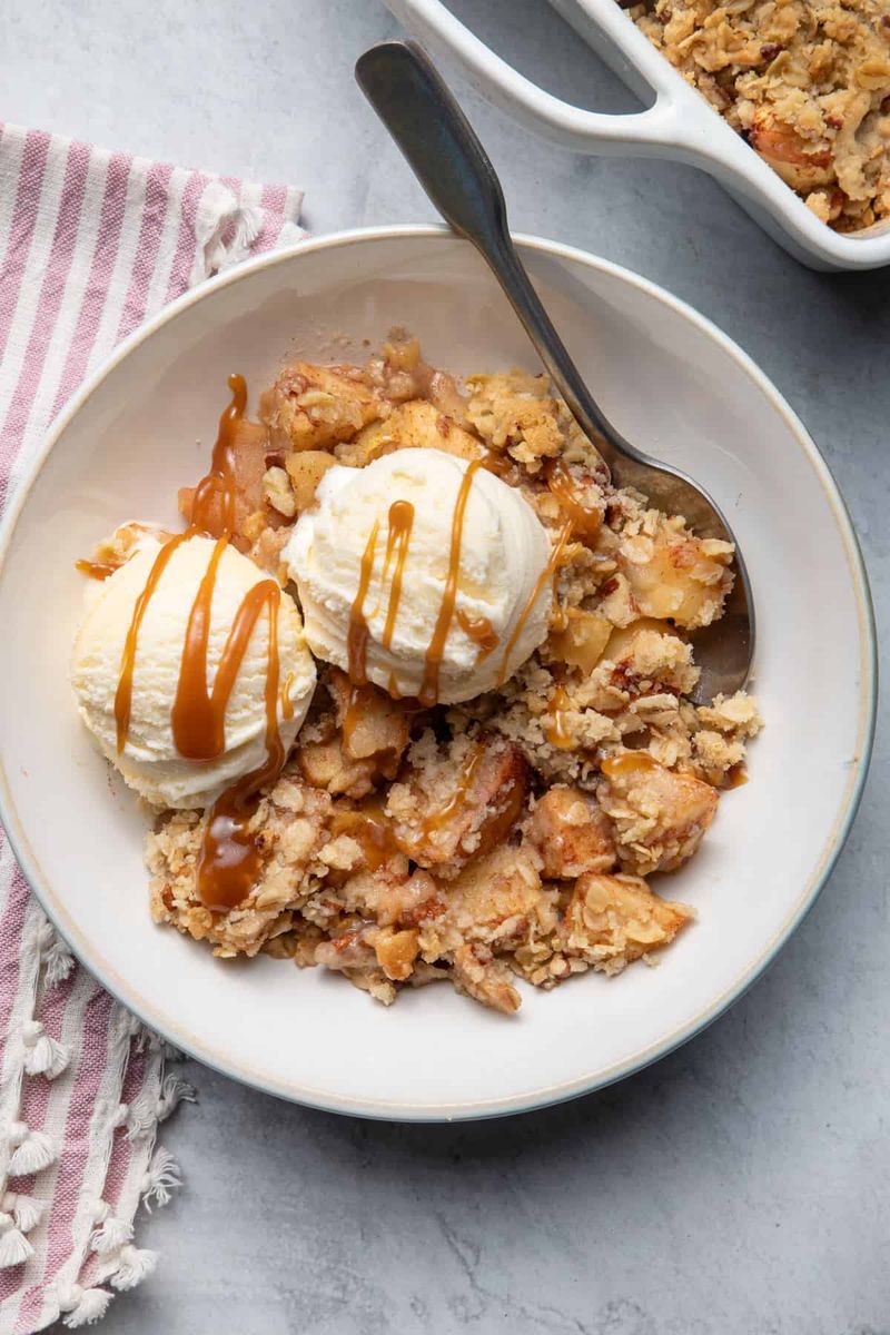 Cookie Crumb Fruit Crisp