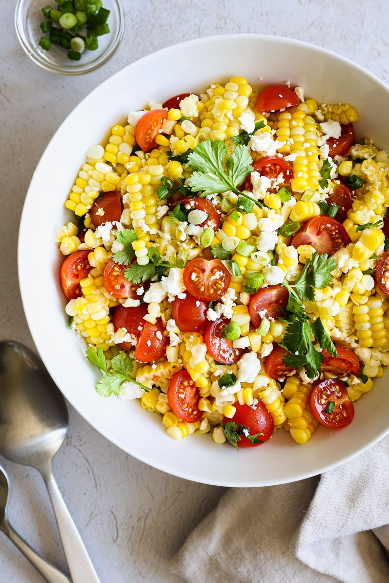 Summer Corn Salad With Feta