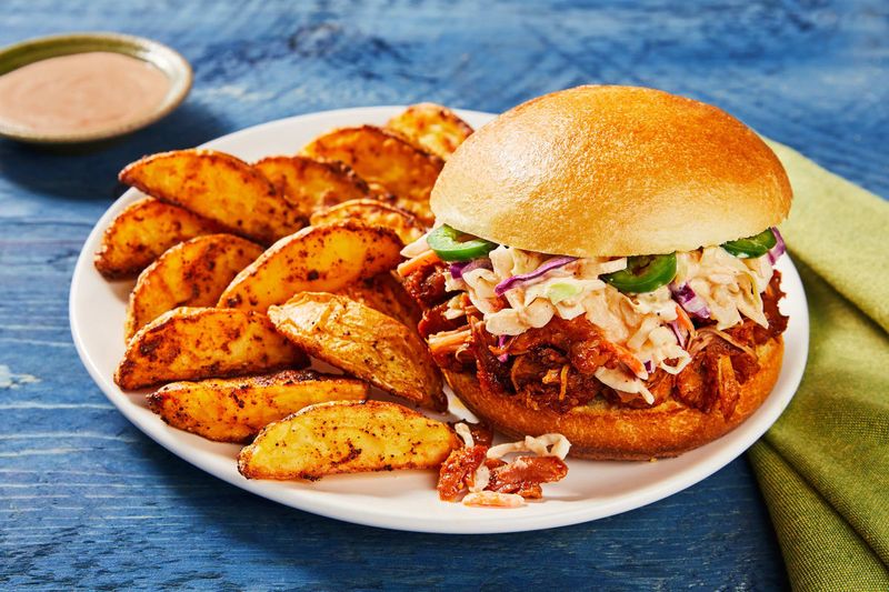 BBQ Pulled Chicken Sandwiches