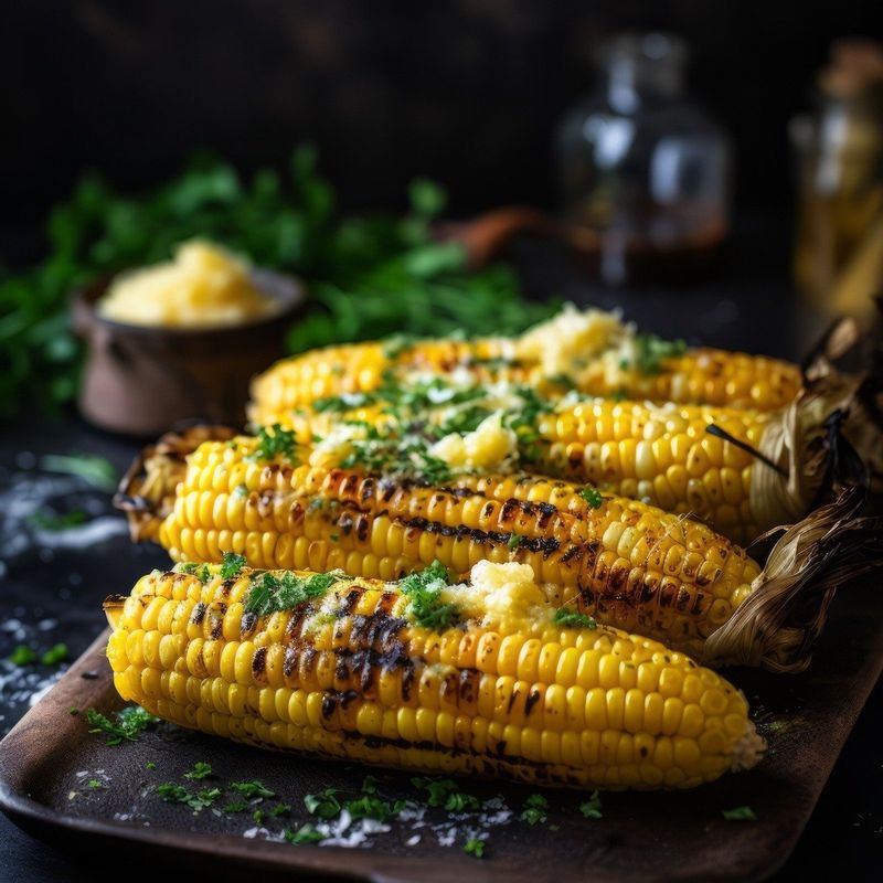 Grilled Corn With Compound Butter