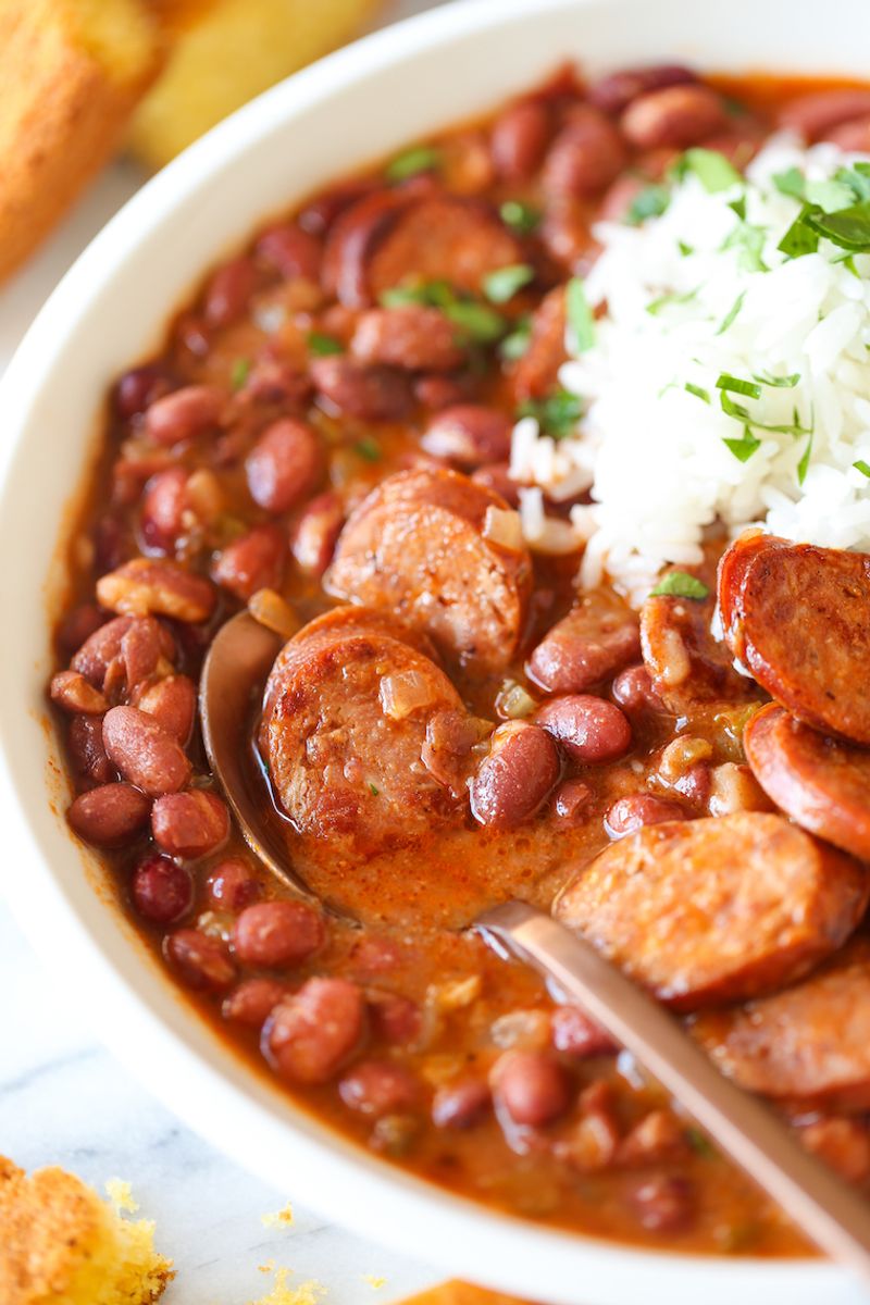 Red Beans And Rice With Andouille Sausage