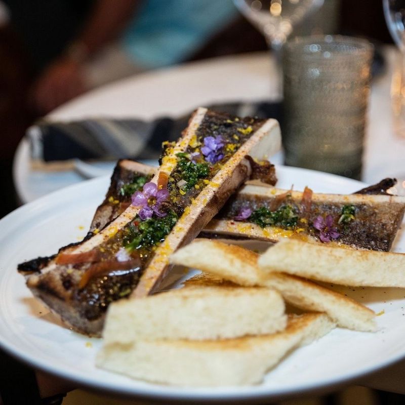 Toast Points With Bone Marrow