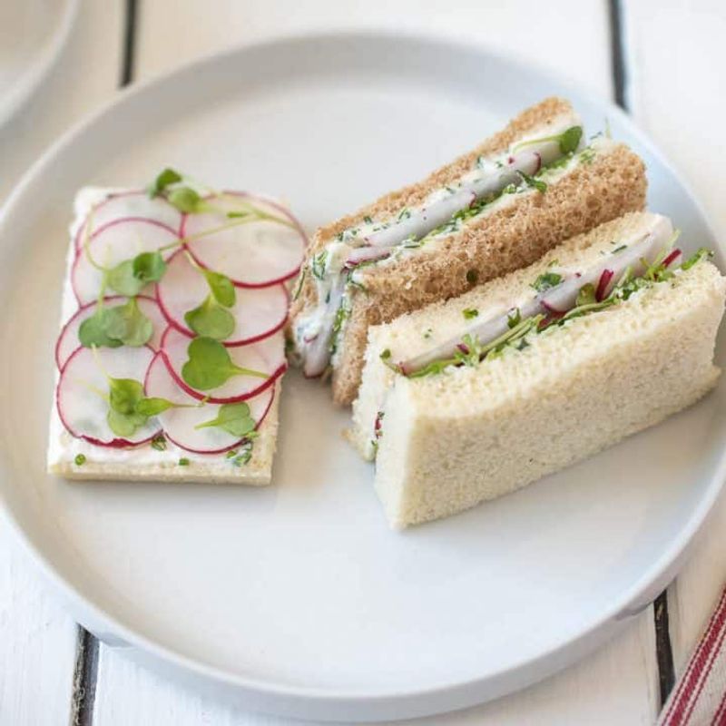 Watercress & Boursin Rounds