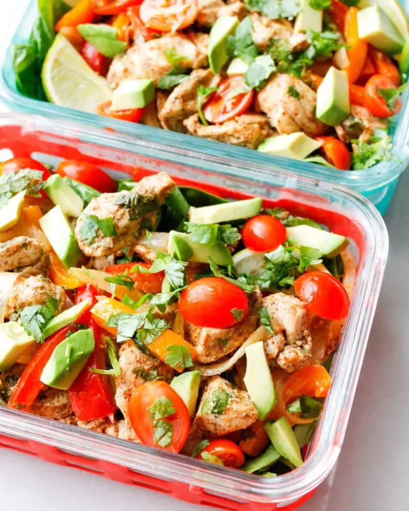 Chicken Fajita Meal Prep