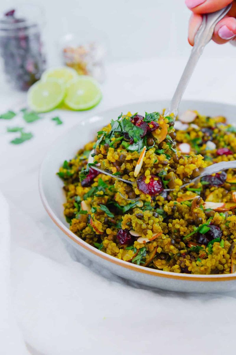 Curried Lentil And Quinoa Salad