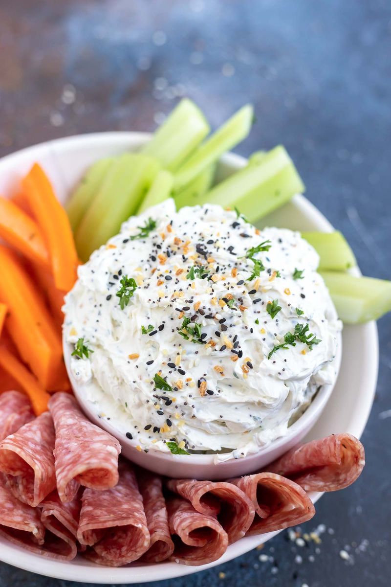 Everything Bagel Cream Cheese Dip