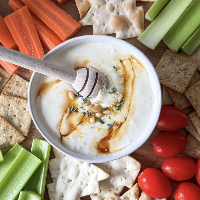 Whipped Feta And Honey Cream Cheese Dip