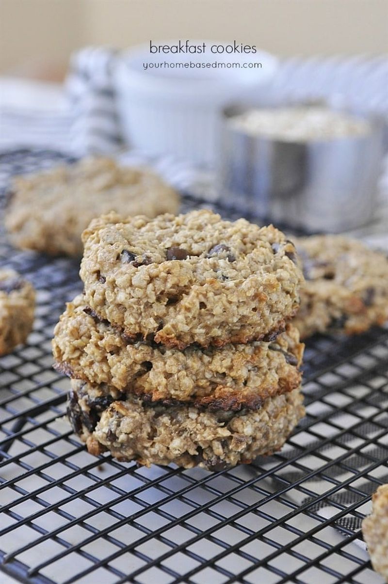 Banana Bread Breakfast Cookies