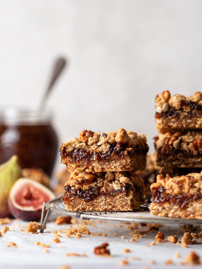 Fig And Honey Oatmeal Bars