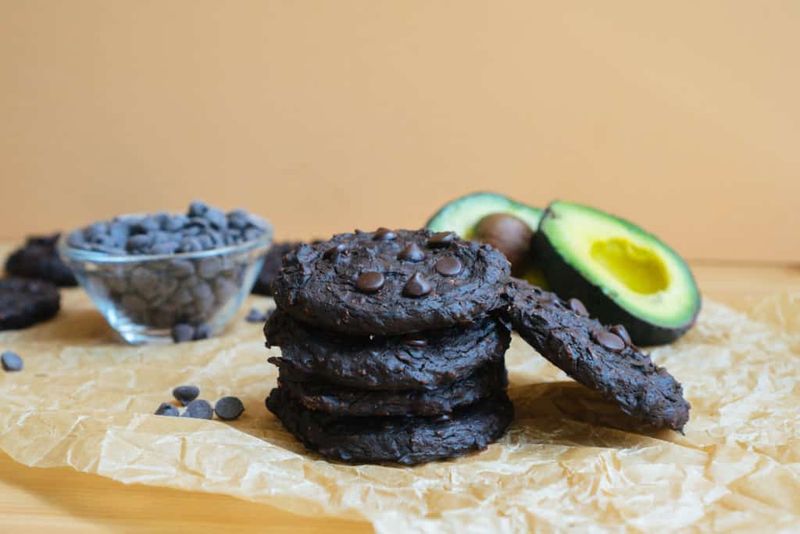 Chocolate Avocado Fudge Cookies