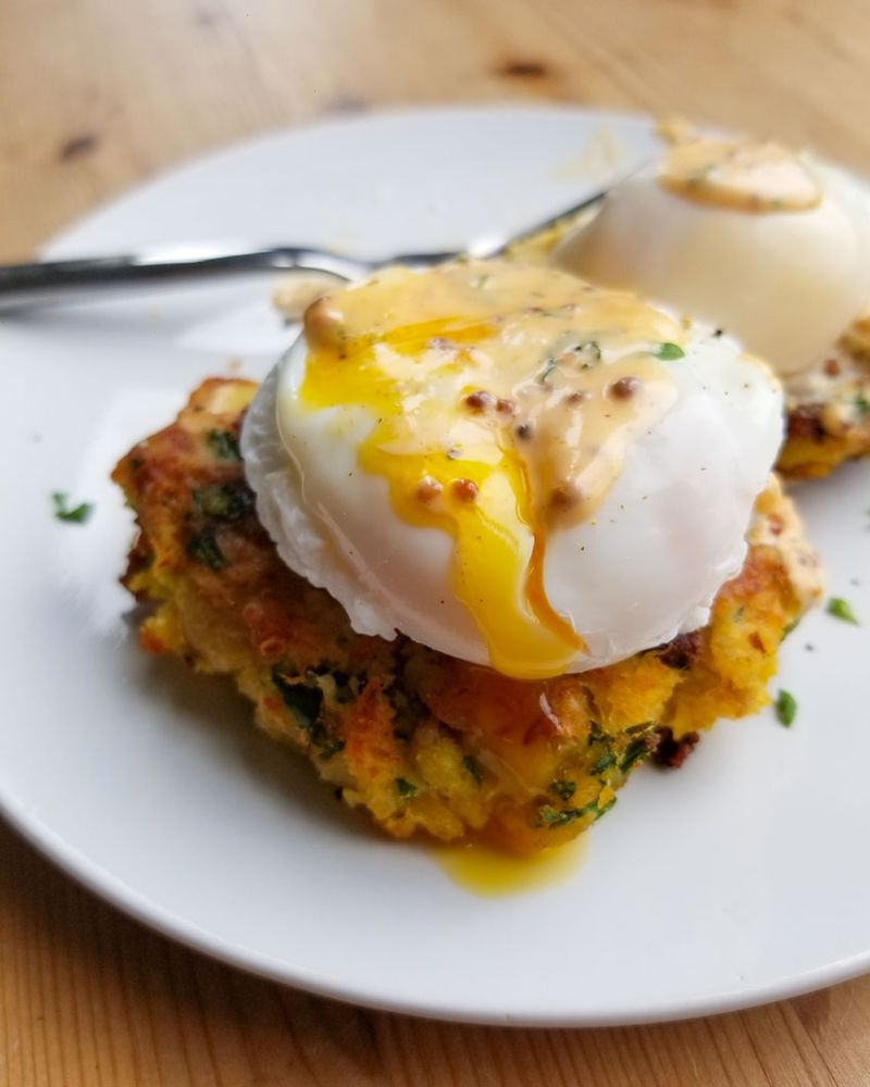 Codfish Cakes With Eggs