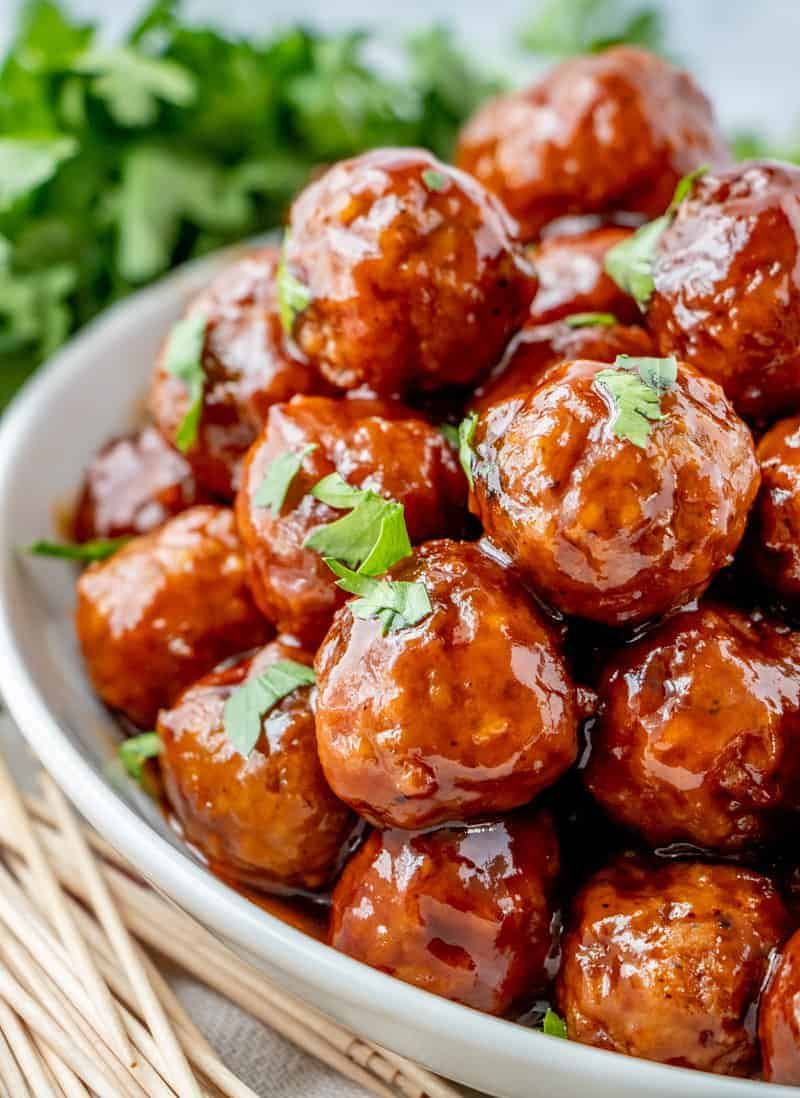 Slow Cooker BBQ Meatballs