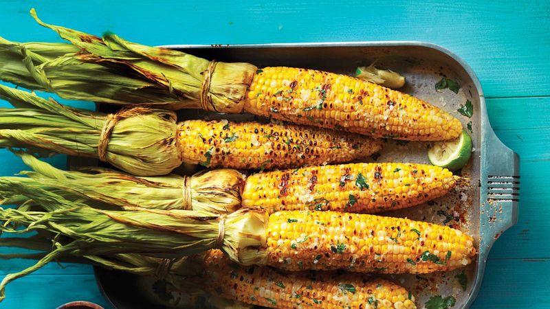 Grilled Corn With Herb Butter