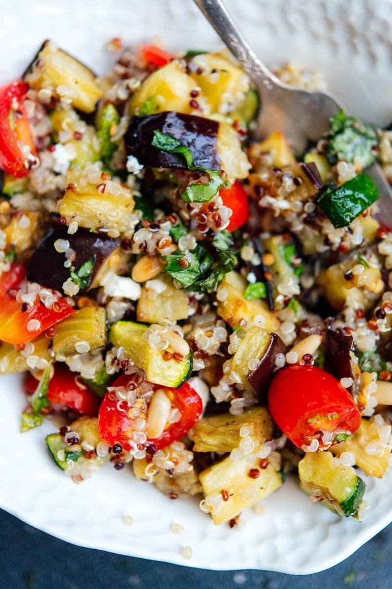 Quinoa And Roasted Veggie Bowl