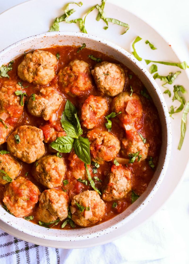Turkey Meatballs In Marinara