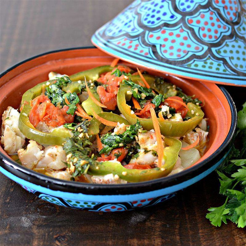 Moroccan Tagine Fish Stew