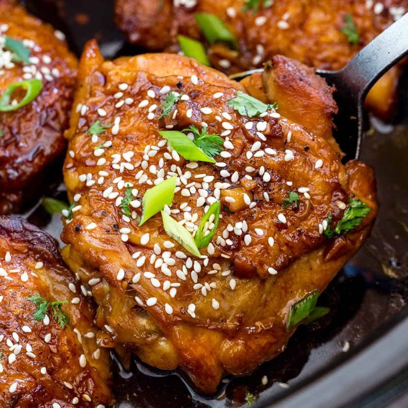 Honey Garlic Chicken Thighs