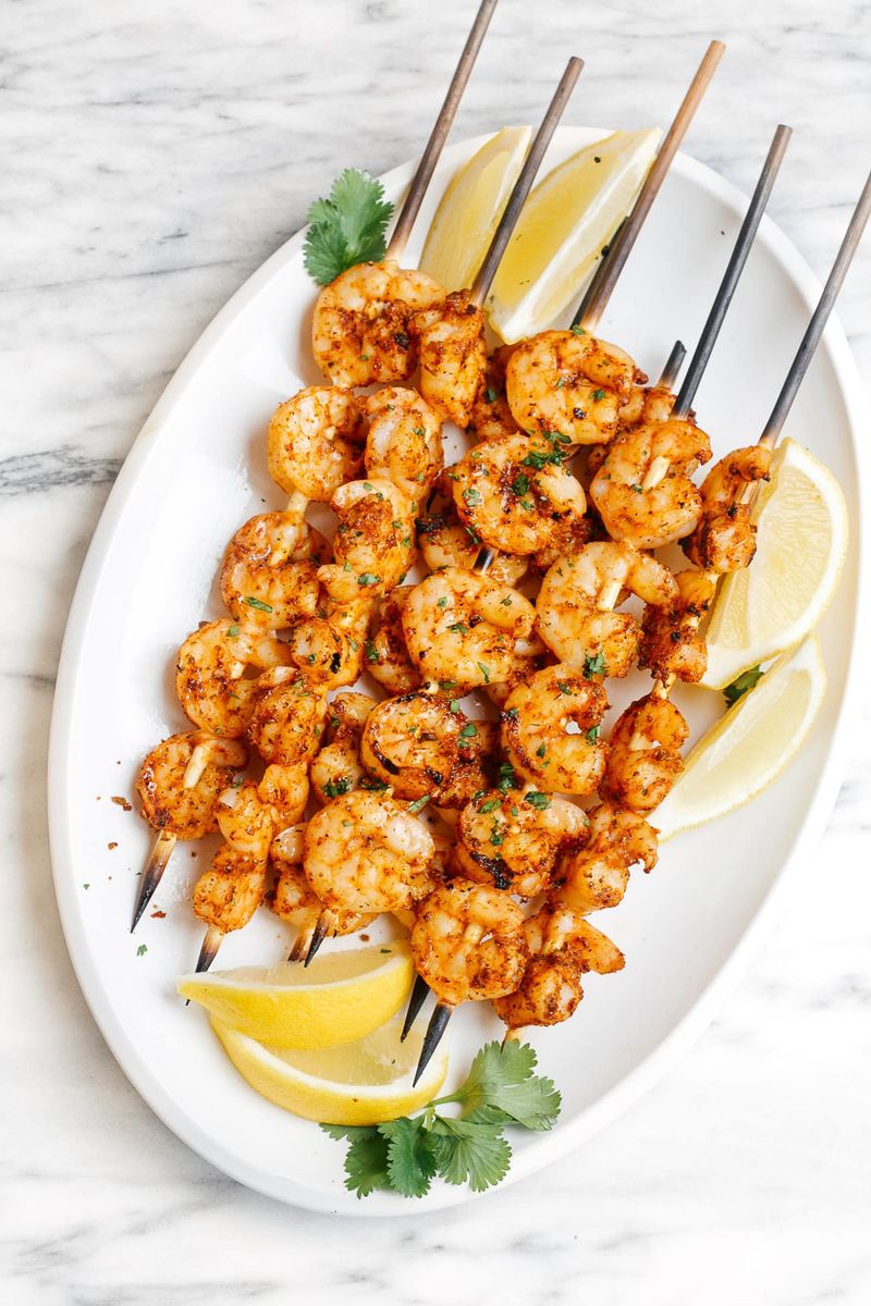 Grilled Cajun Shrimp Skewers