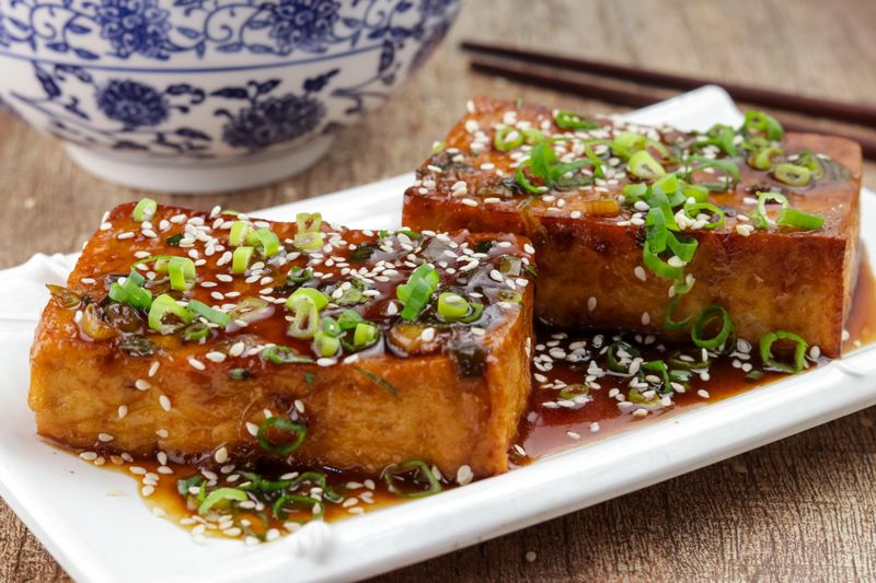 Teriyaki Glazed Tofu Steaks
