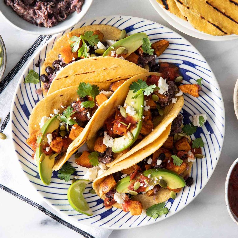 Sweet Potato Black Bean Tacos