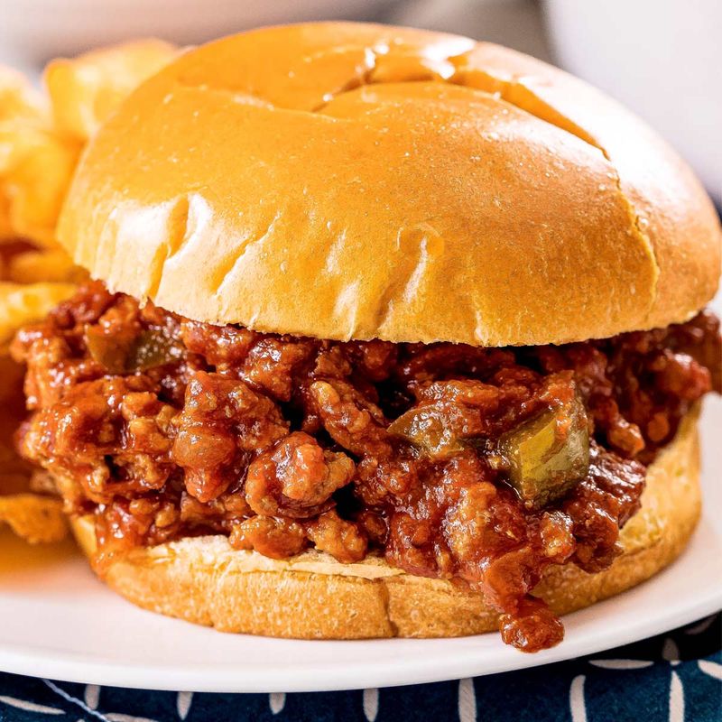 BBQ Turkey Sloppy Joes