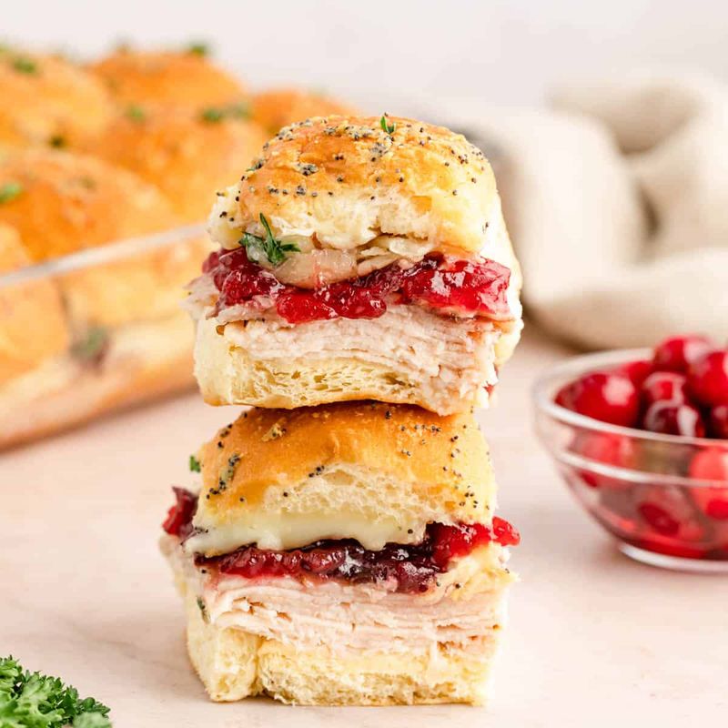 Cranberry Turkey Sliders