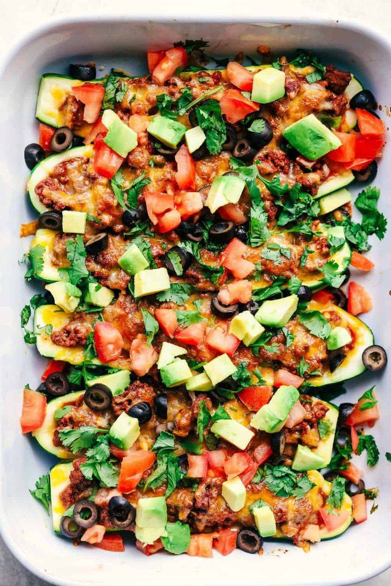 Zucchini Taco Boats