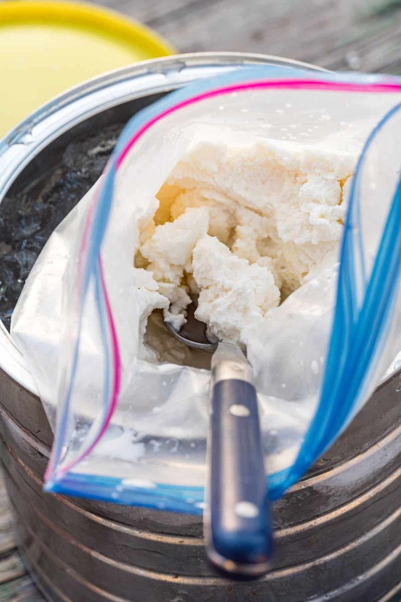 Ziplock Bag Ice Cream
