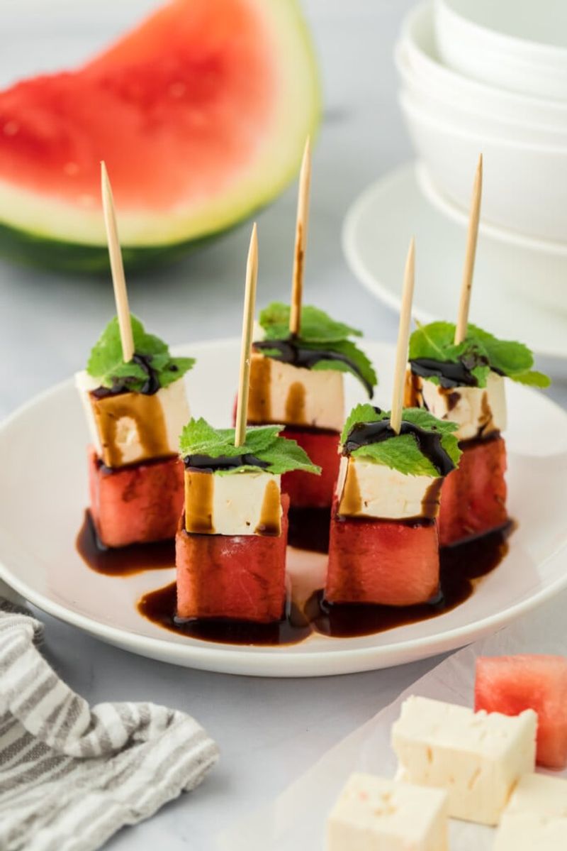 Watermelon Feta Bites