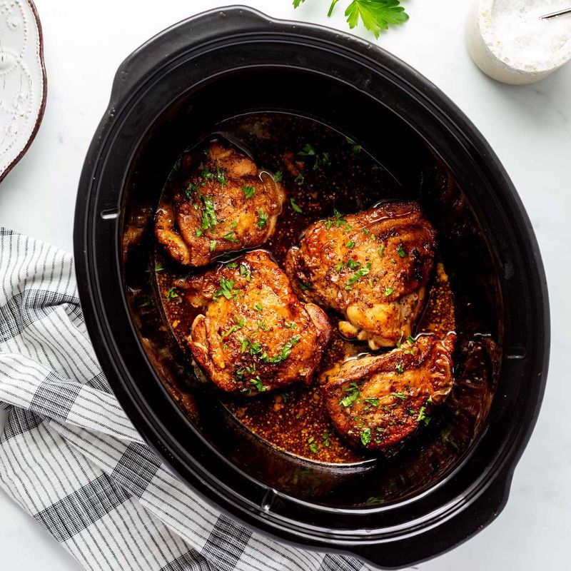 Slow Cooker Honey Garlic Chicken