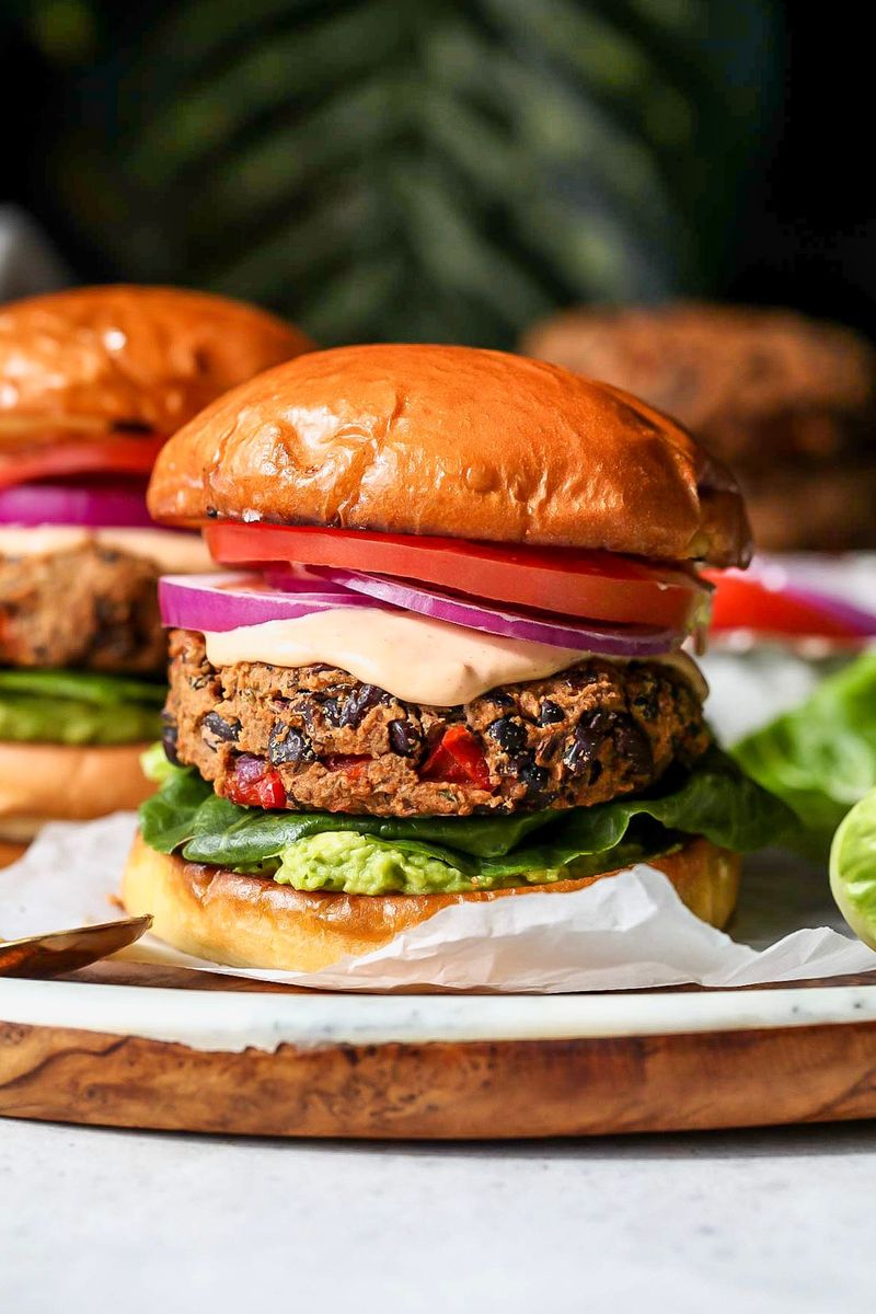 Smoky Black Bean Burgers