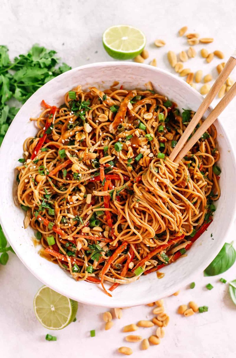 Thai-Inspired Peanut Noodles