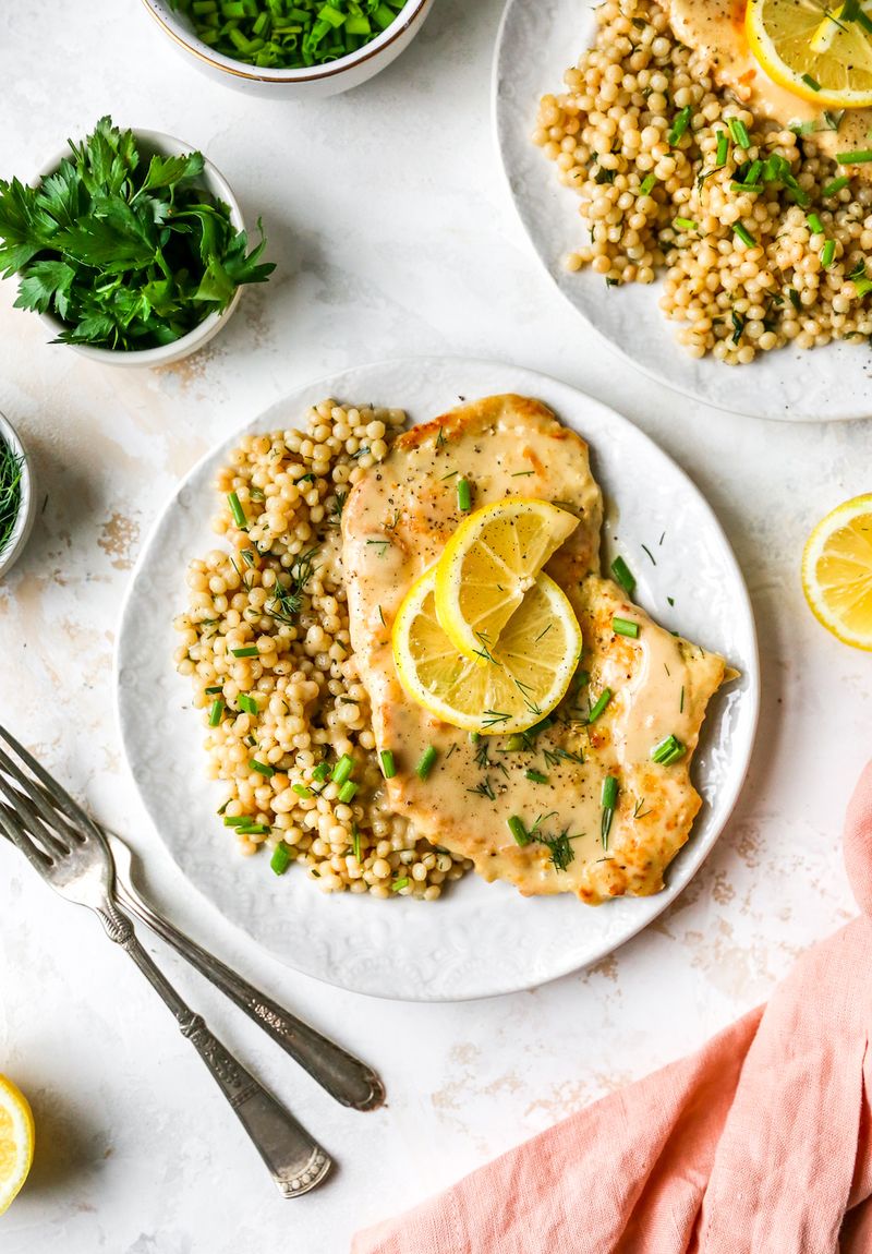 Chicken And Couscous With Lemon