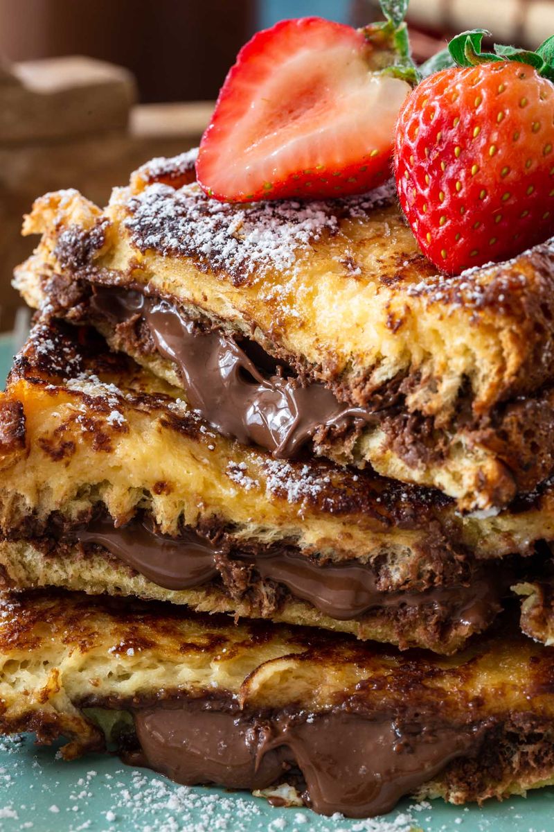 Banana Nutella French Toast Pockets