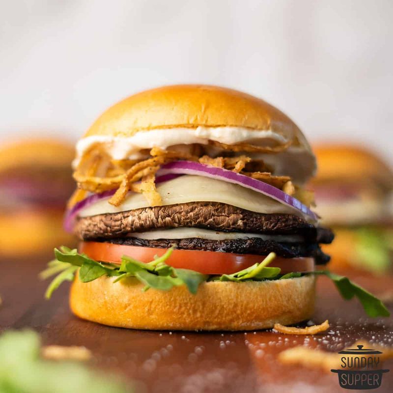 Portobello Mushroom Burgers