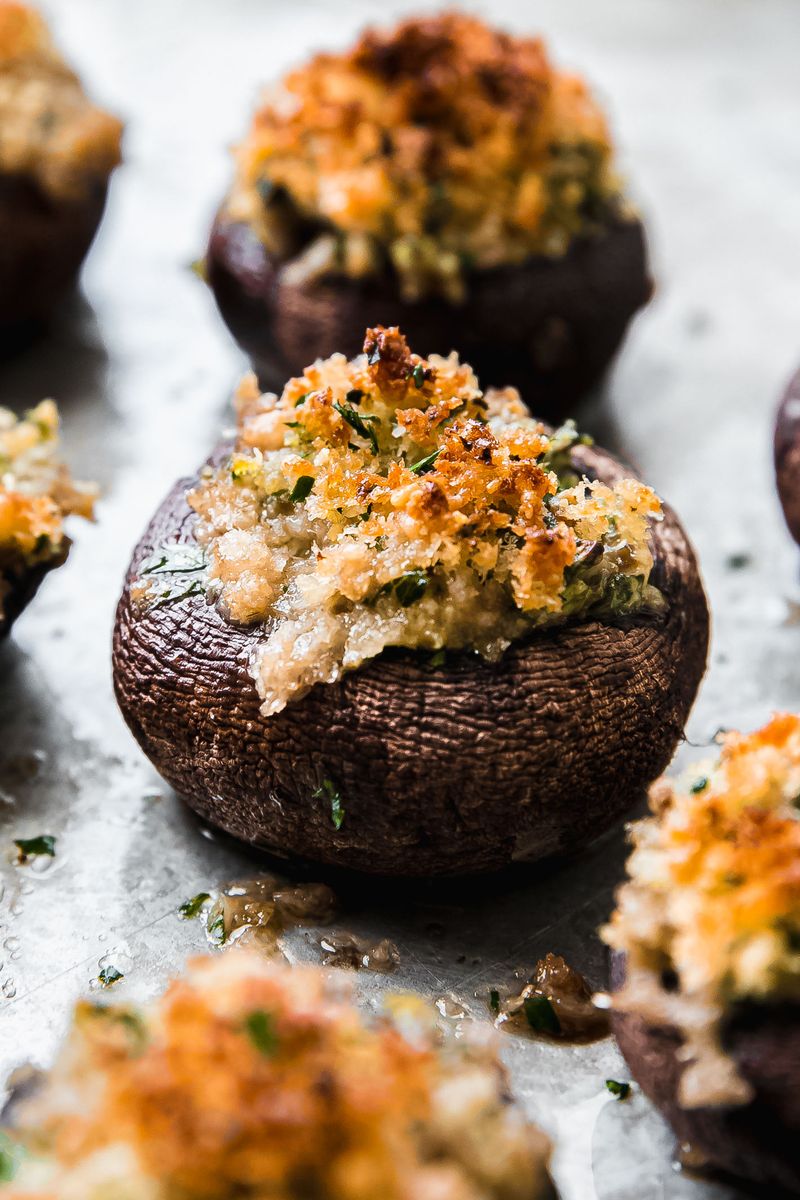 Stuffed Mushroom Caps