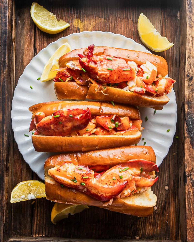 Lobster Rolls With Lemon Butter