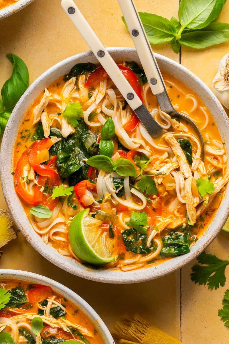 Spicy Thai Coconut Curry Soup