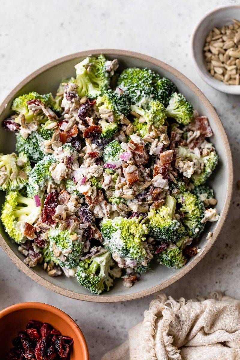 Creamy Broccoli Bacon Salad