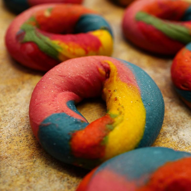 Rainbow Bagels: Colorful Catastrophe