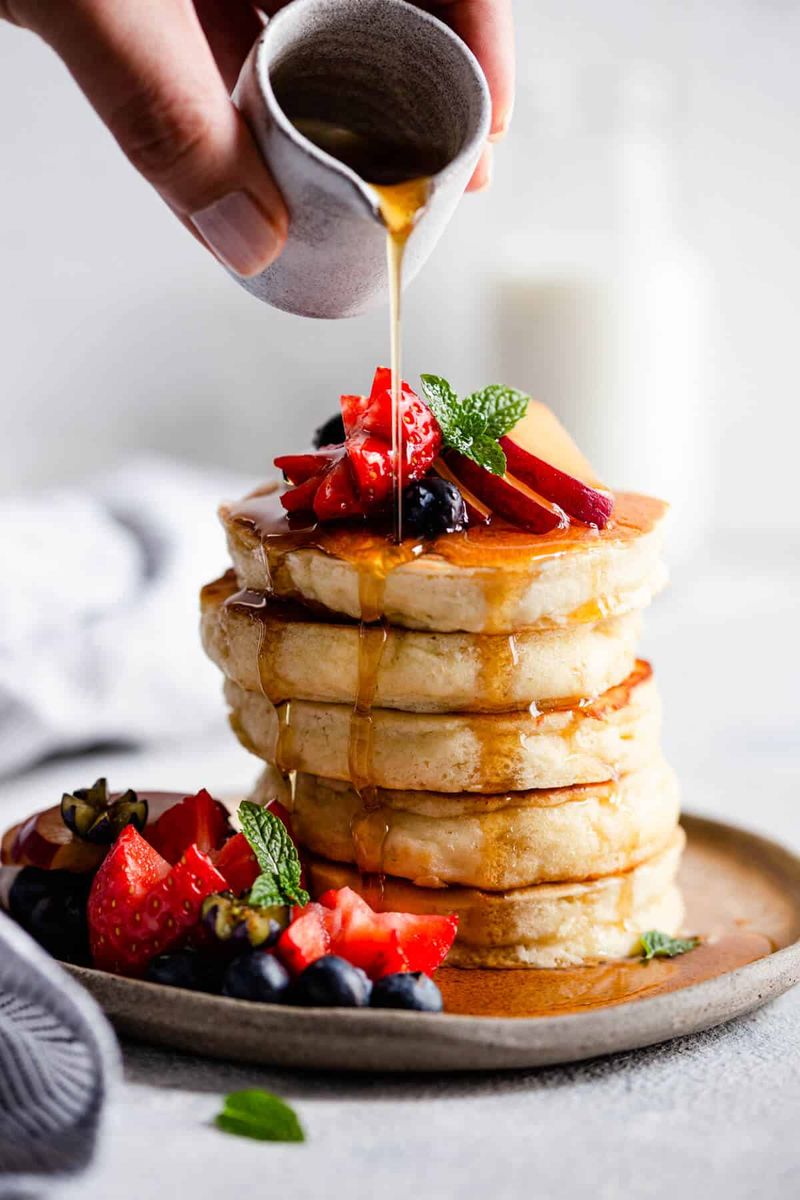 Fluffy American Pancakes