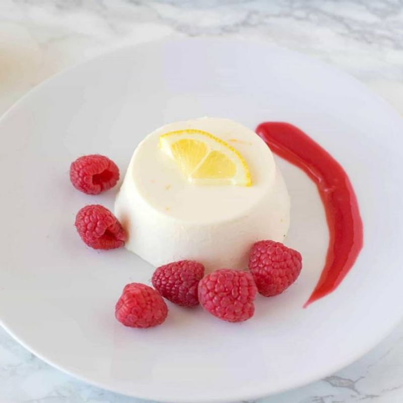 Silky Lemon Panna Cotta