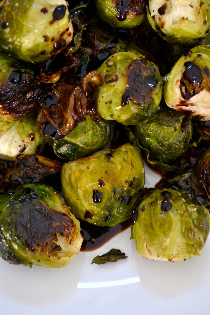 Balsamic Fig Reduction Sprouts