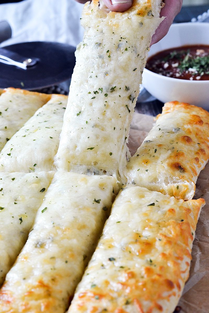 Cheesy Garlic Breadsticks