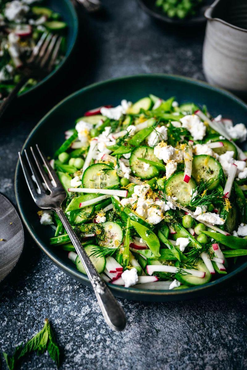 Tangy Cucumber Radish Coins